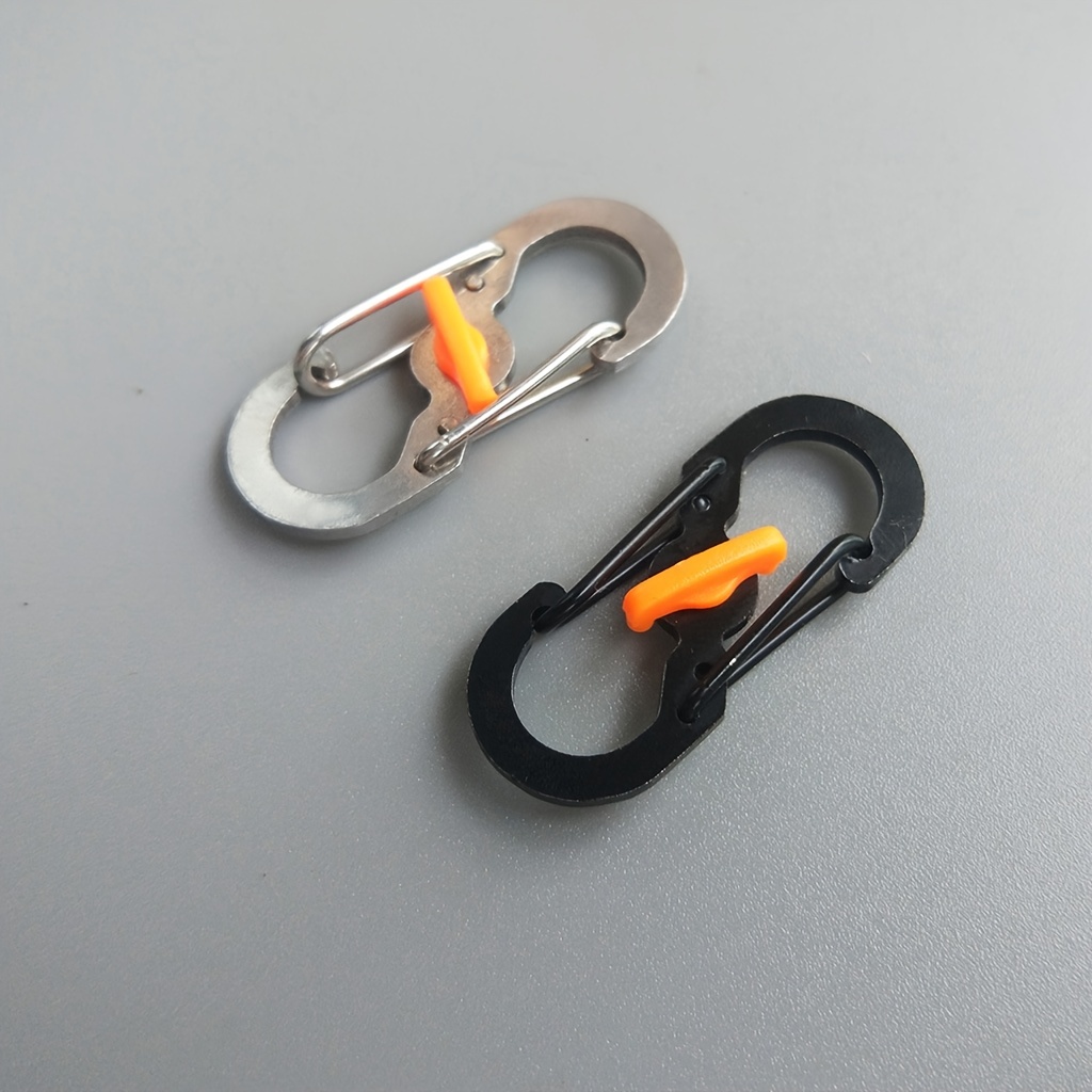 1pc Gourd Shaped Mini Buckle Keychain Alloy Snap Hook Clip Buckle For  Outdoor Camping Hiking Fishing - Sports & Outdoors - Temu