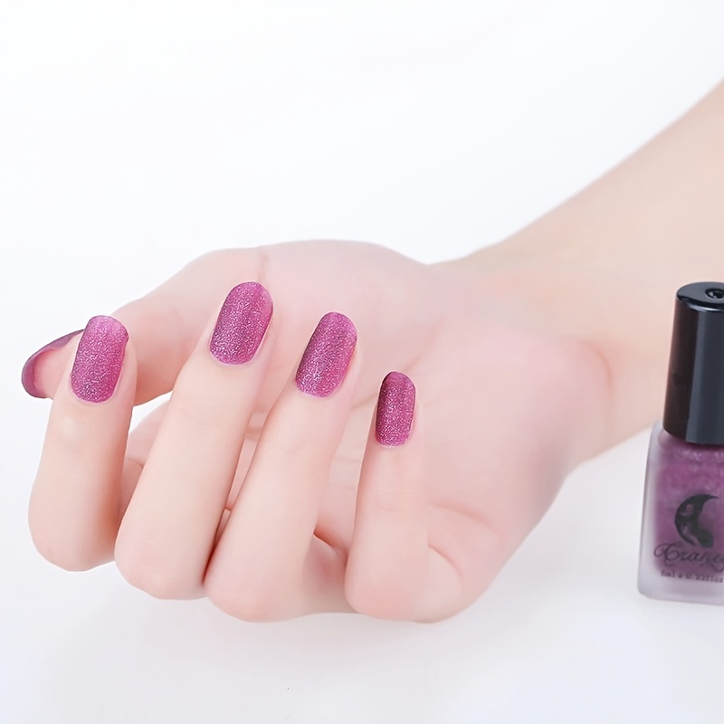 Matte Nail Polish Quick Dry No Bake Lacquer Home Salon Nail Art DIY