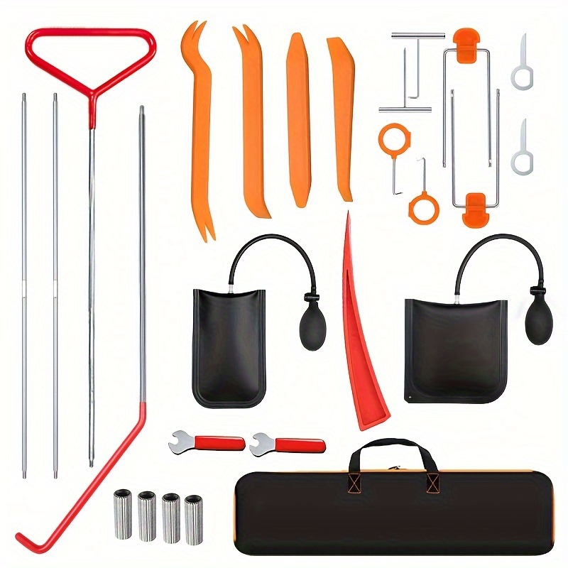 Car Tool Kit: Roadside Emergency Kit With Long Reach Grabber - Temu