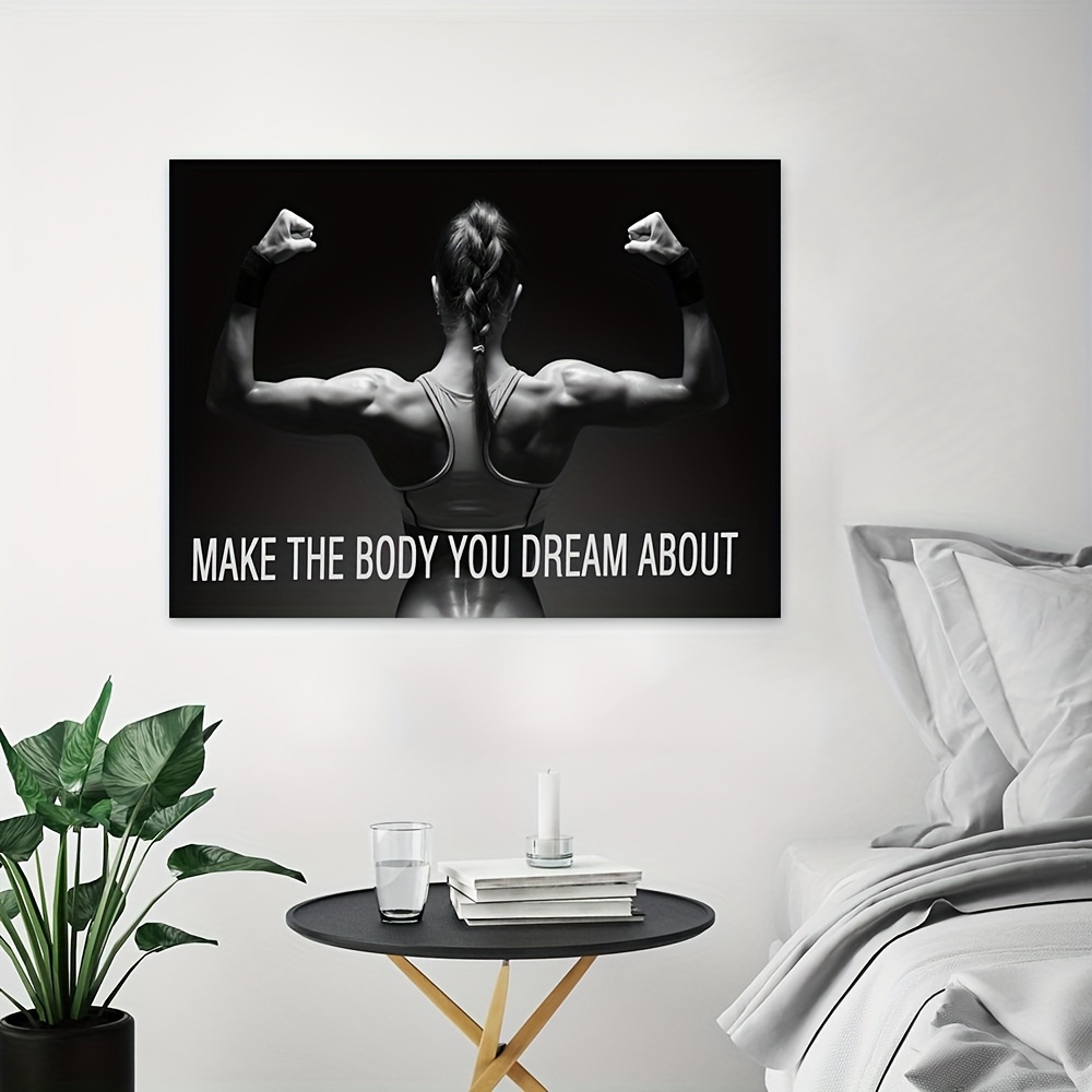  Fitness Motivational Wall Art - “Exercise Gives You