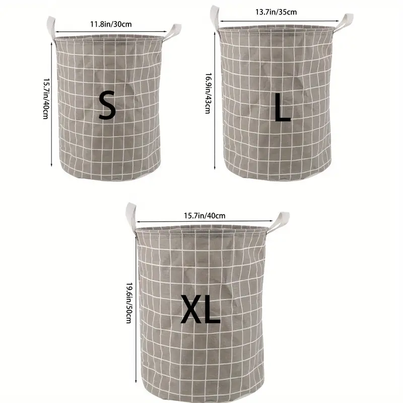 Round Dirty Clothes Basket Laundry Basket Portable Dirty - Temu