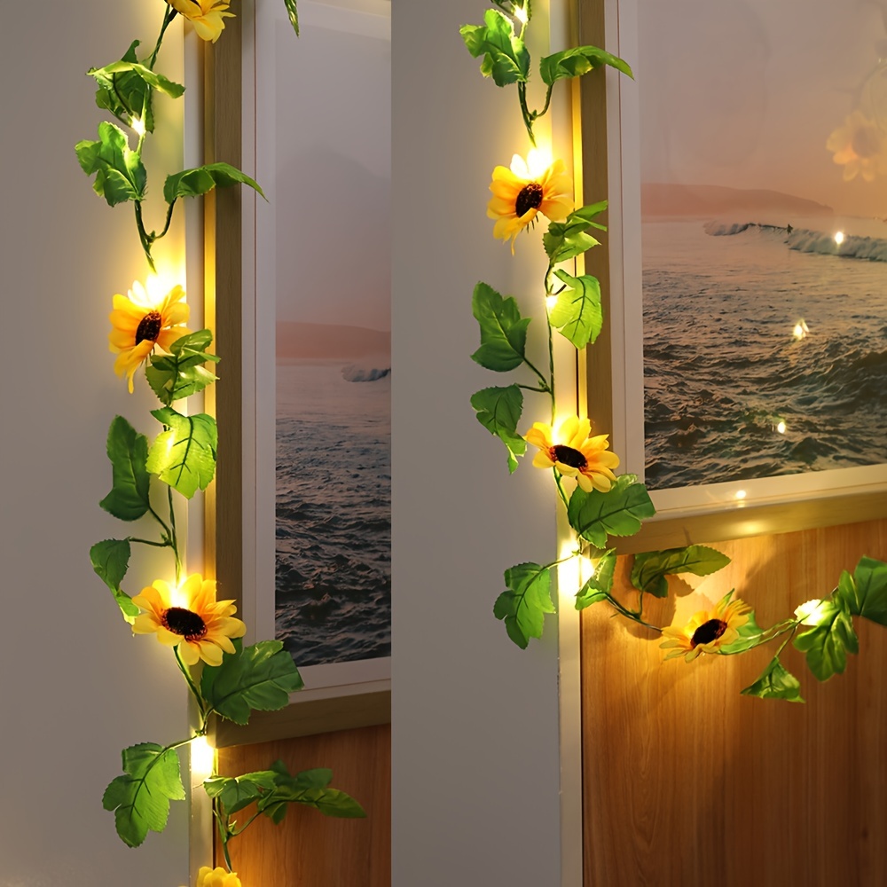 Sunflower hanging deals lights