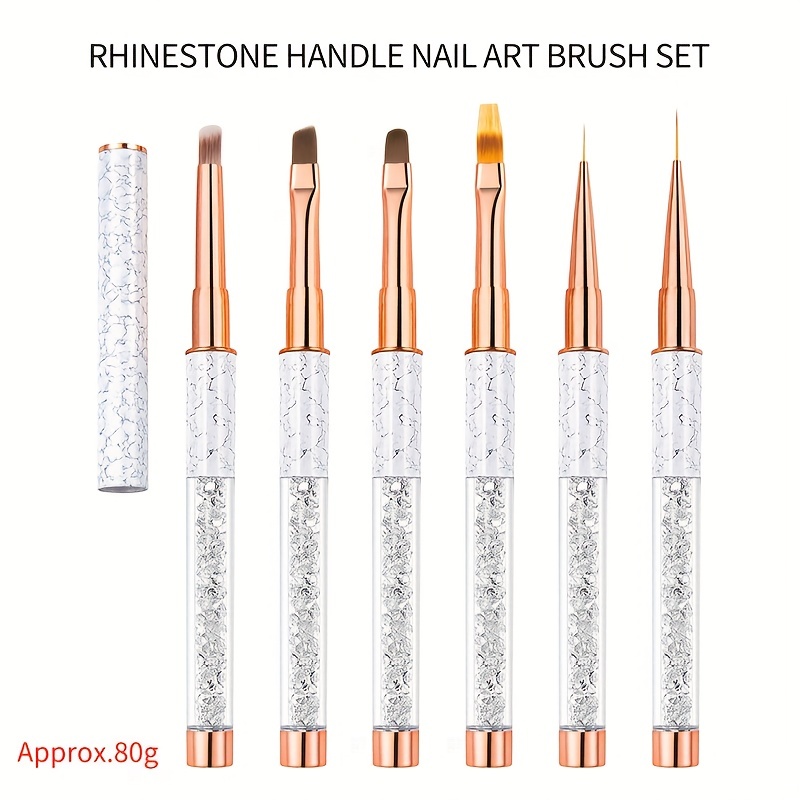 9pc Detail Thin Paint Brush Set Artist Paintbrushes for Acrylic