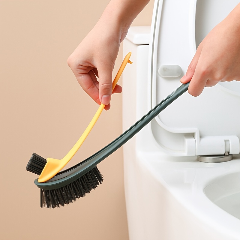 Three sided Floor Brush For Bathroom And Toilet Cleaning - Temu
