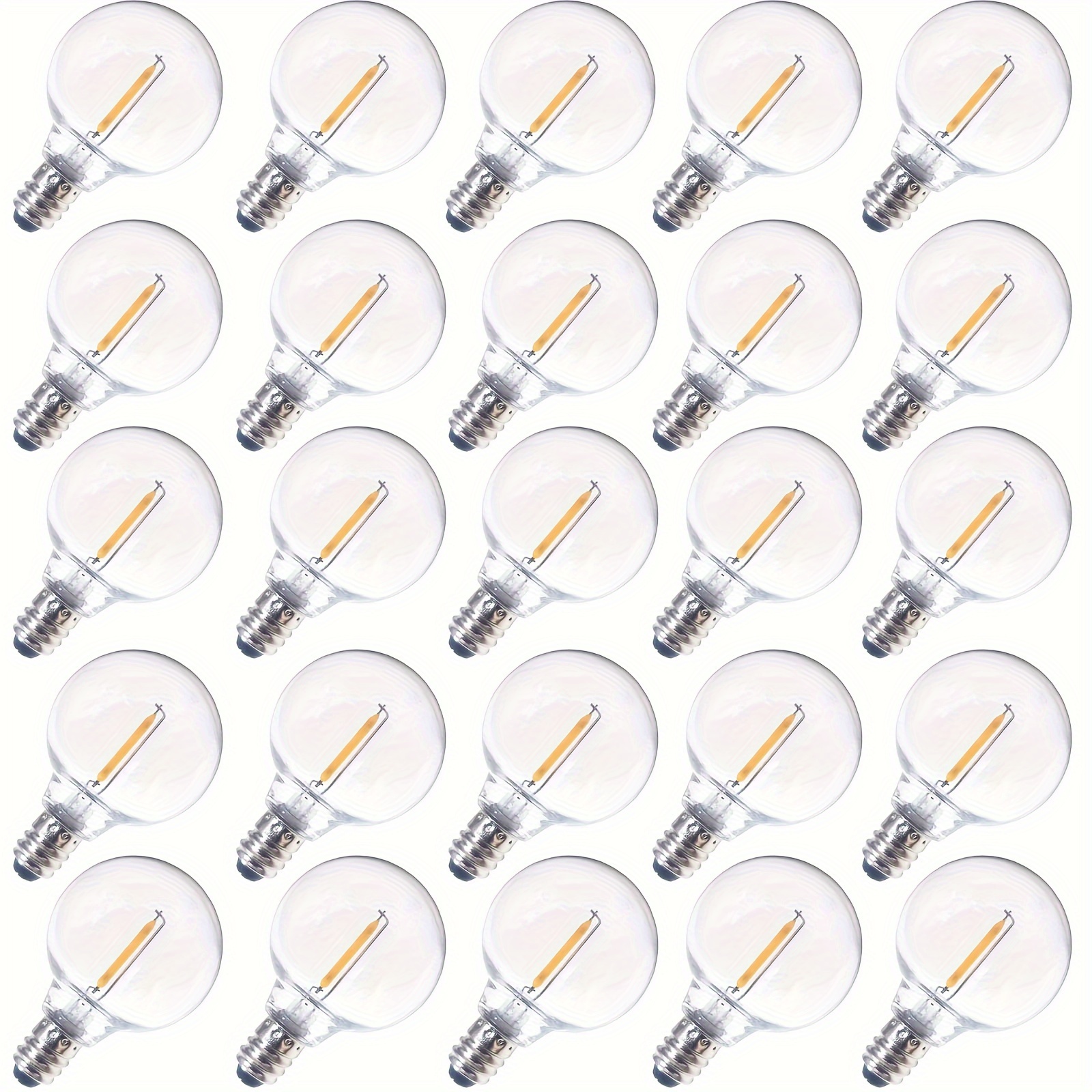 E12 Nightlight Light Bulb Amber Led C7 Bulb Equivalent E12 - Temu