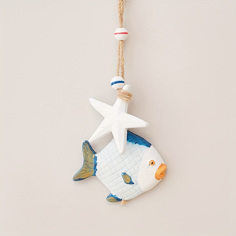 Mediterranean Decoration Starfish Small Fish String Charm - Temu