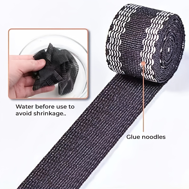 39.37/78.74/118.11/196.85inch No-Sew Solution: Self-Adhesive Jean Patch For  Quick And Easy Clothing Repair, Self-Adhesive Iron-On Fabric Tape Iron-On Hem  Tape Fabric Iron-On Hemming Tape Trouser Mouth Paste