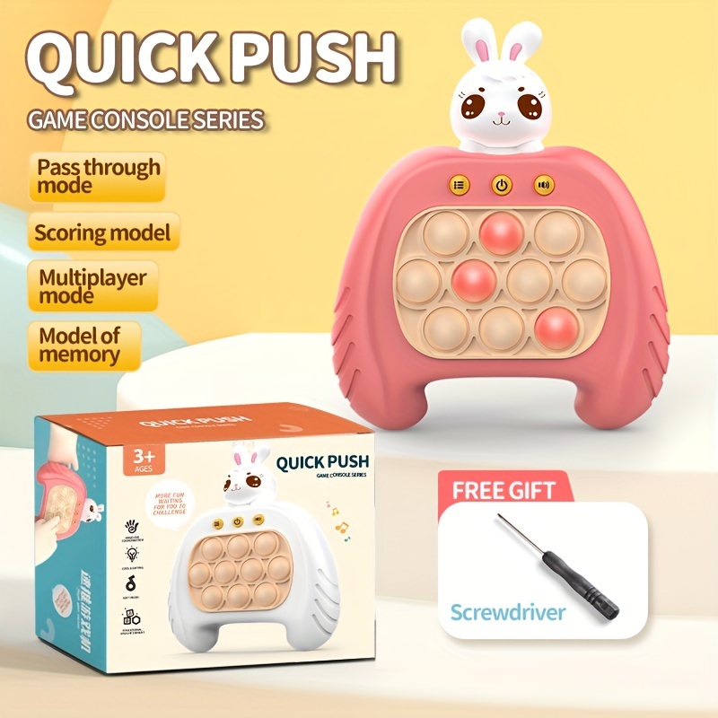 Children's Push Play Speed Game Console Quick Push Game - Temu
