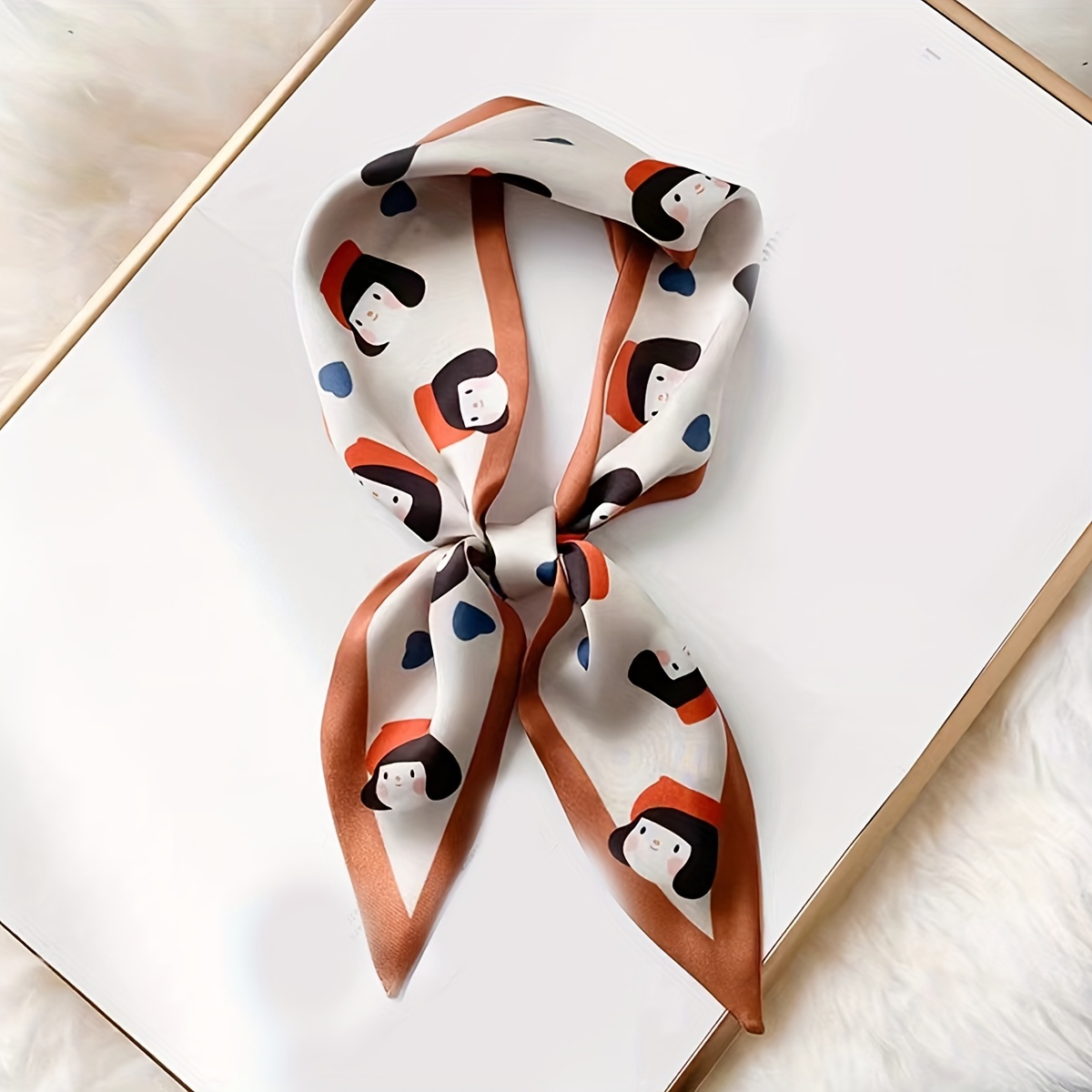 Small Ribbon Scarf Bag Accessories Wrist Scarf