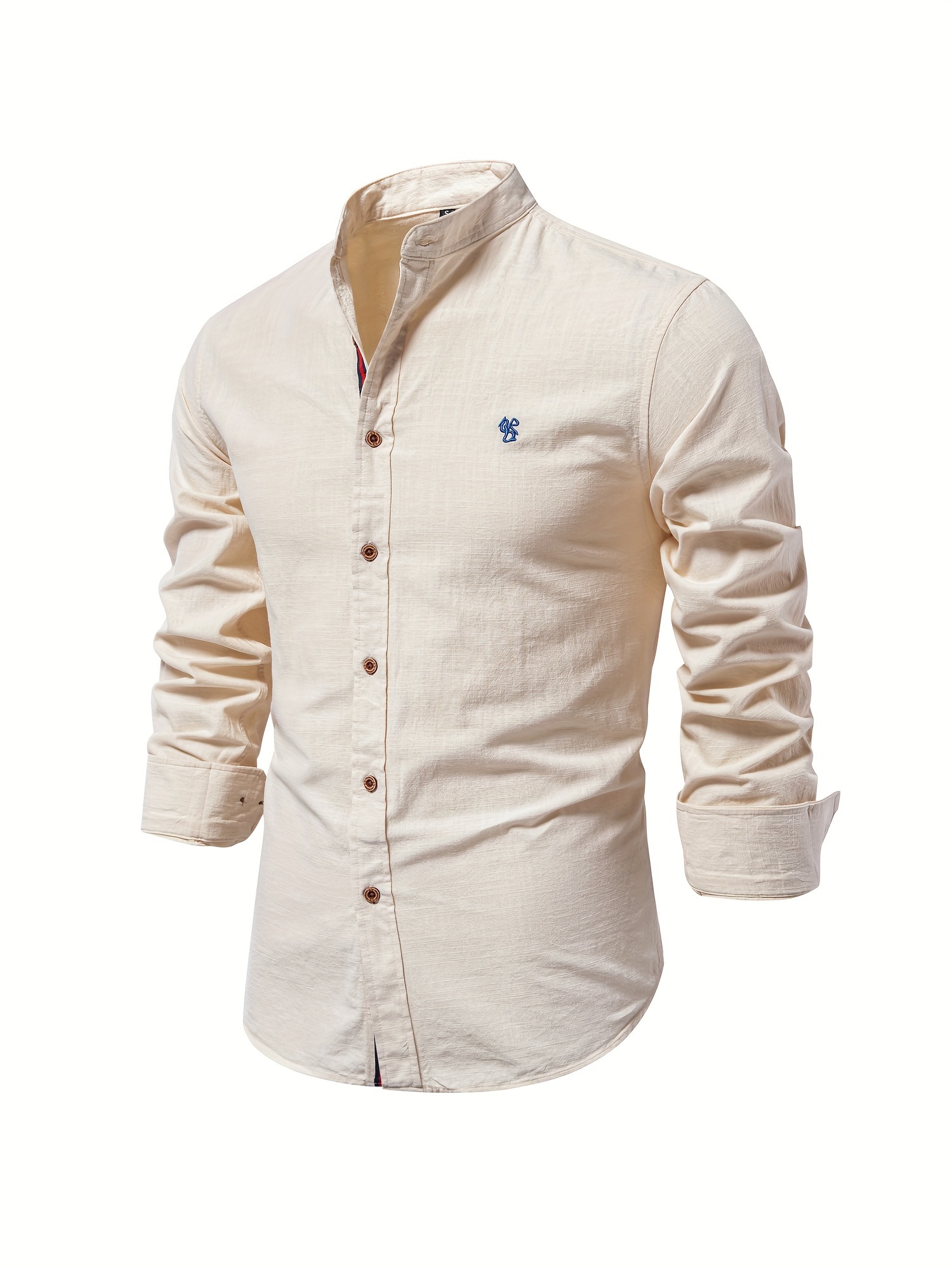 Men's Cotton Long Sleeve Shirts Men's Clothes - Temu