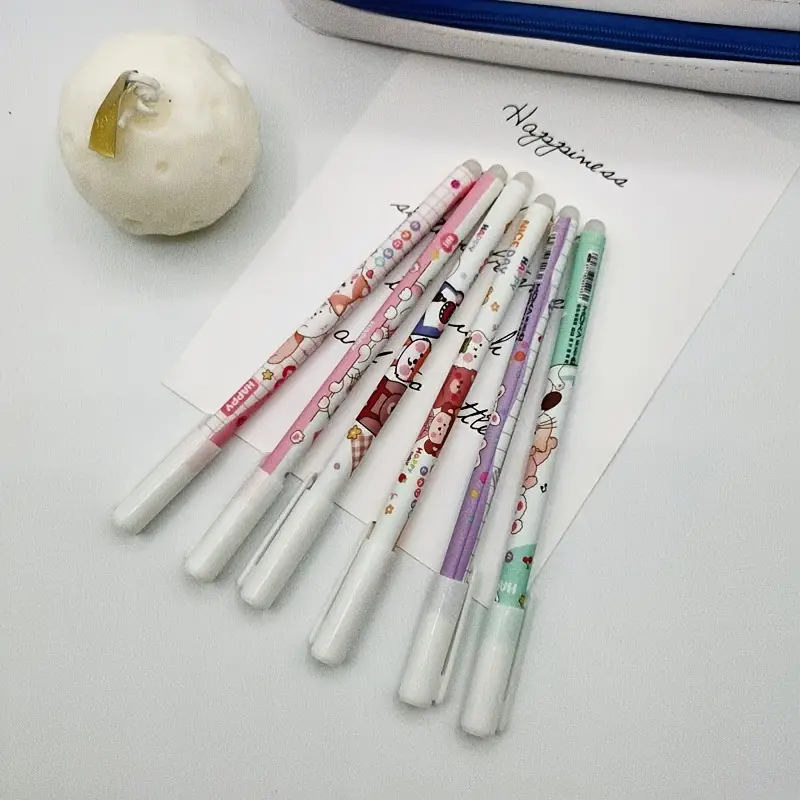New Cute Gel Pen Hide And Seek Blue Erasable - Temu