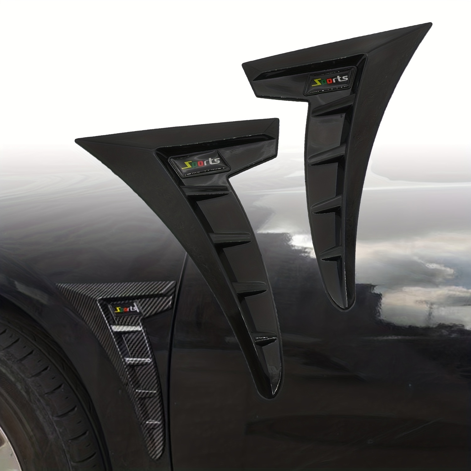Faldones universales para guardabarros de coche: ¡Mejora el flujo de aire y  el aspecto de tu coche!