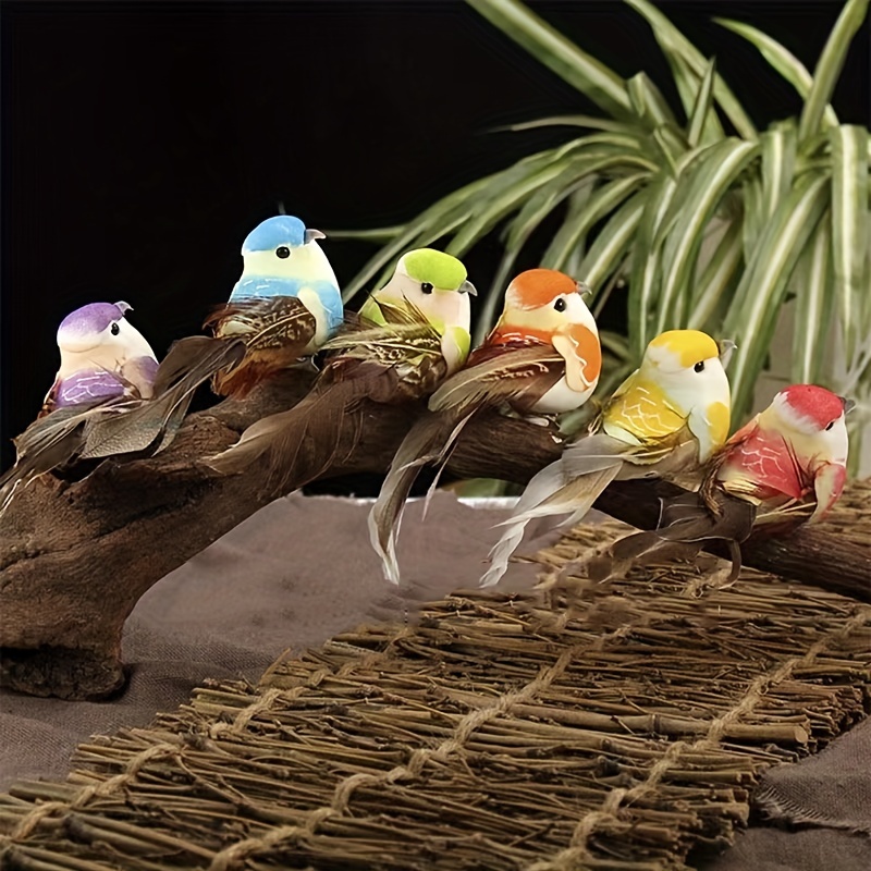 8 Pièces/ensemble Miniature Figurines D'oiseaux, Jouet D'animal Simulé  Modèle De Mini Animal De Compagnie Mignon Pour Jardin Des Fées,  Micro-paysage De Mousse, Mode en ligne