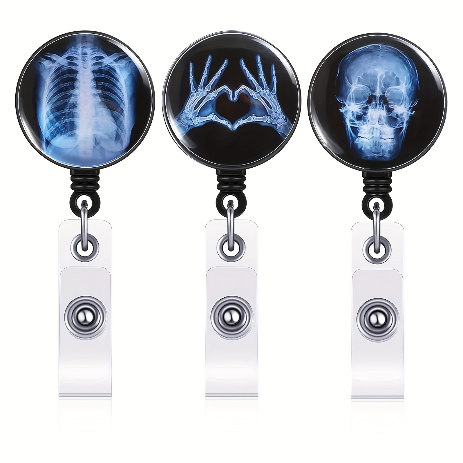 Creative Retractable X Ray Badge Reel Radiology Badge Reel - Temu