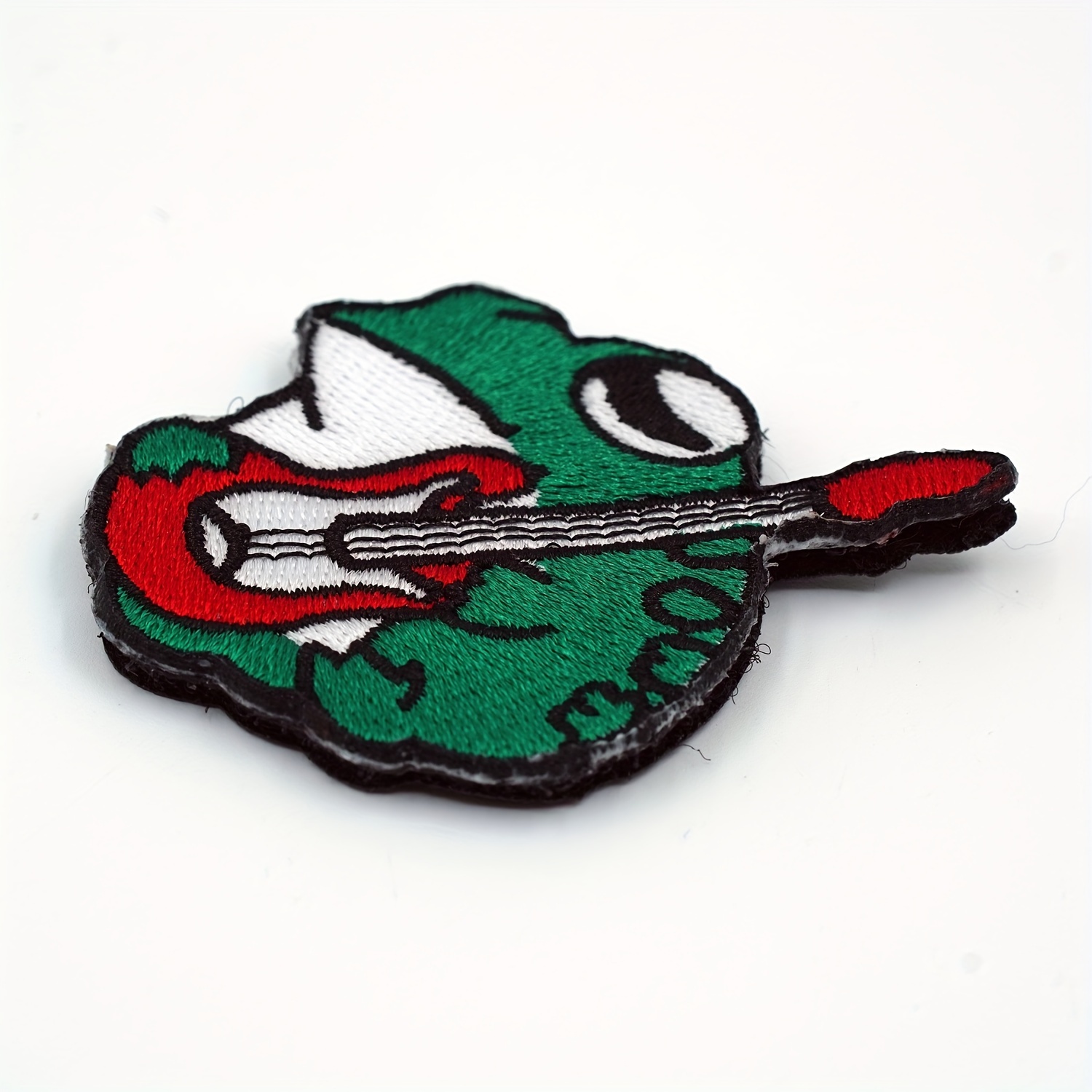 1pc Funny Fat Frog Embroidered Morale Patches With Hook And Loop For Caps,  Uniforms, Vests, Backpacks