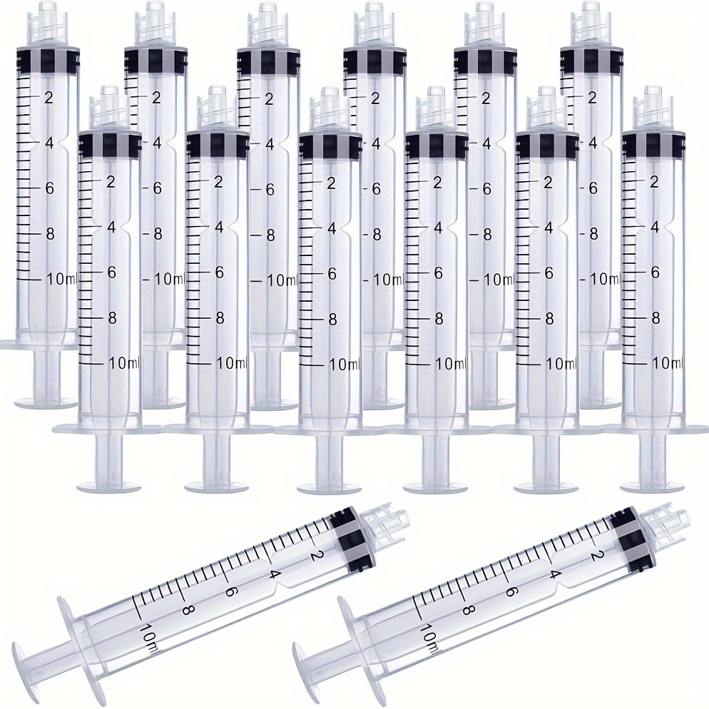 2 Pack Glass Syringe Luer Lock 20ml With No Needle For Industry Arts Crafts  And Etc