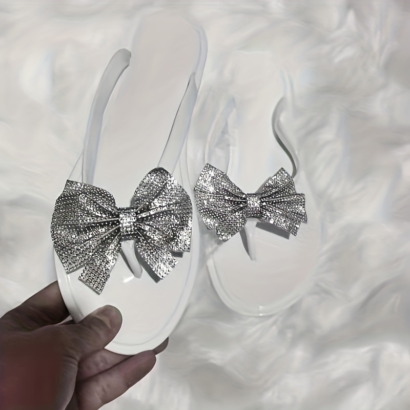 Bow tie discount jelly flip flops