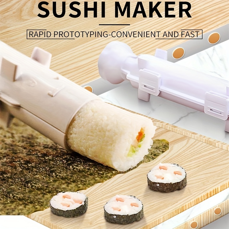 Sushi Making Kit, 13 In 1 Sushi Bazooka Roller Kit With Bamboo Mat