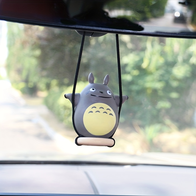 Cute Anime Totoro Swing Car Ornament Rearview Mirror Pendant Accessories  大トトロ