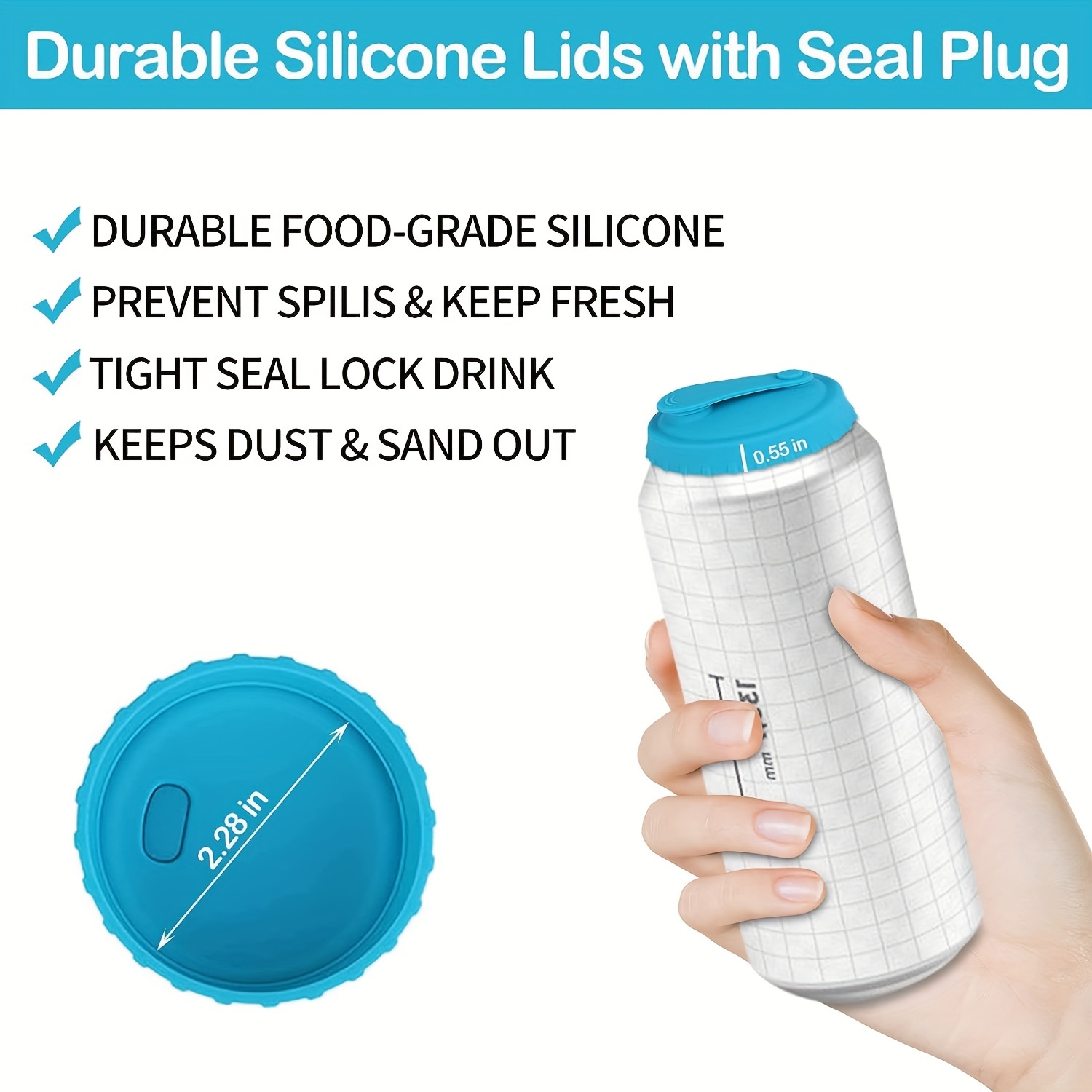 Lid Beer, Soda Pop Lids, Silicone, Silicone Soda Lid