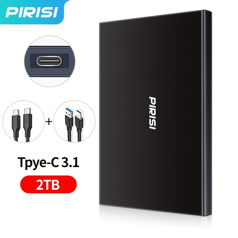 Pirisi 高速 Usb3.0 モバイルハードディスク 500g コンピュータデータ ...