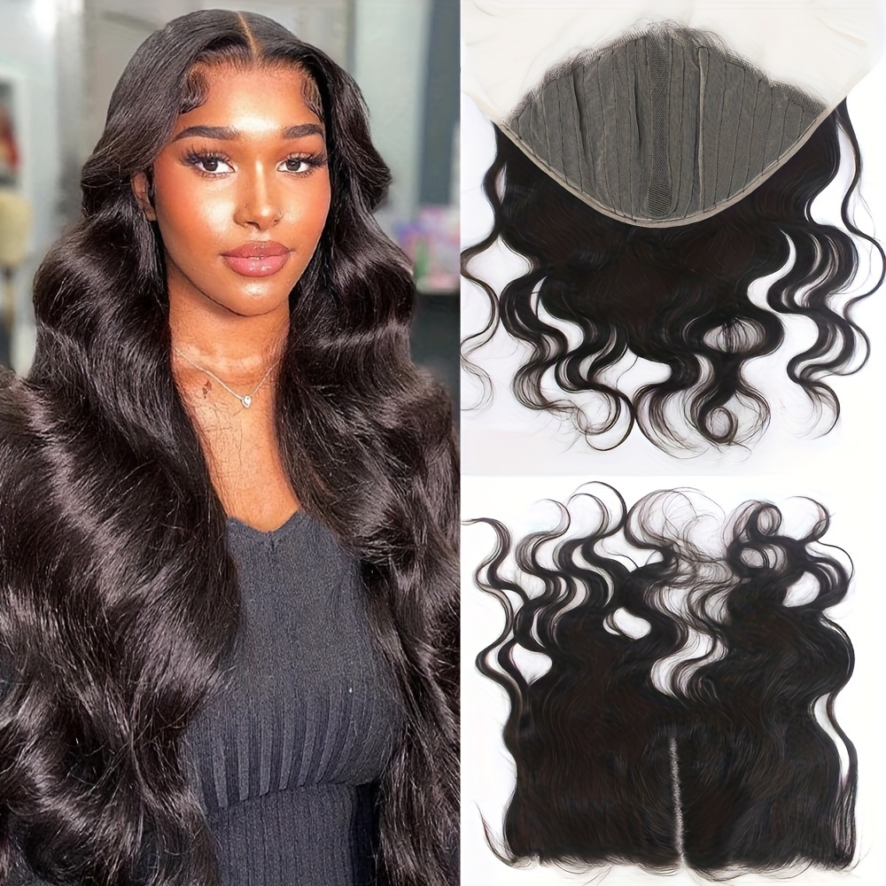 Lace Frontal Closure Body Wave Frontal 13x4 Ear to Ear Full Transparent  Lace Frontal With Baby Hair Frontal Closure Free Part 100% Virgin Human  Hair