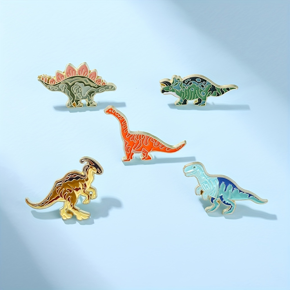 12 Styles De Médailles De Pièces De Monnaie De Dinosaure Peintes Insignes À  Collectionner - Art, Artisanat Et Couture - Temu
