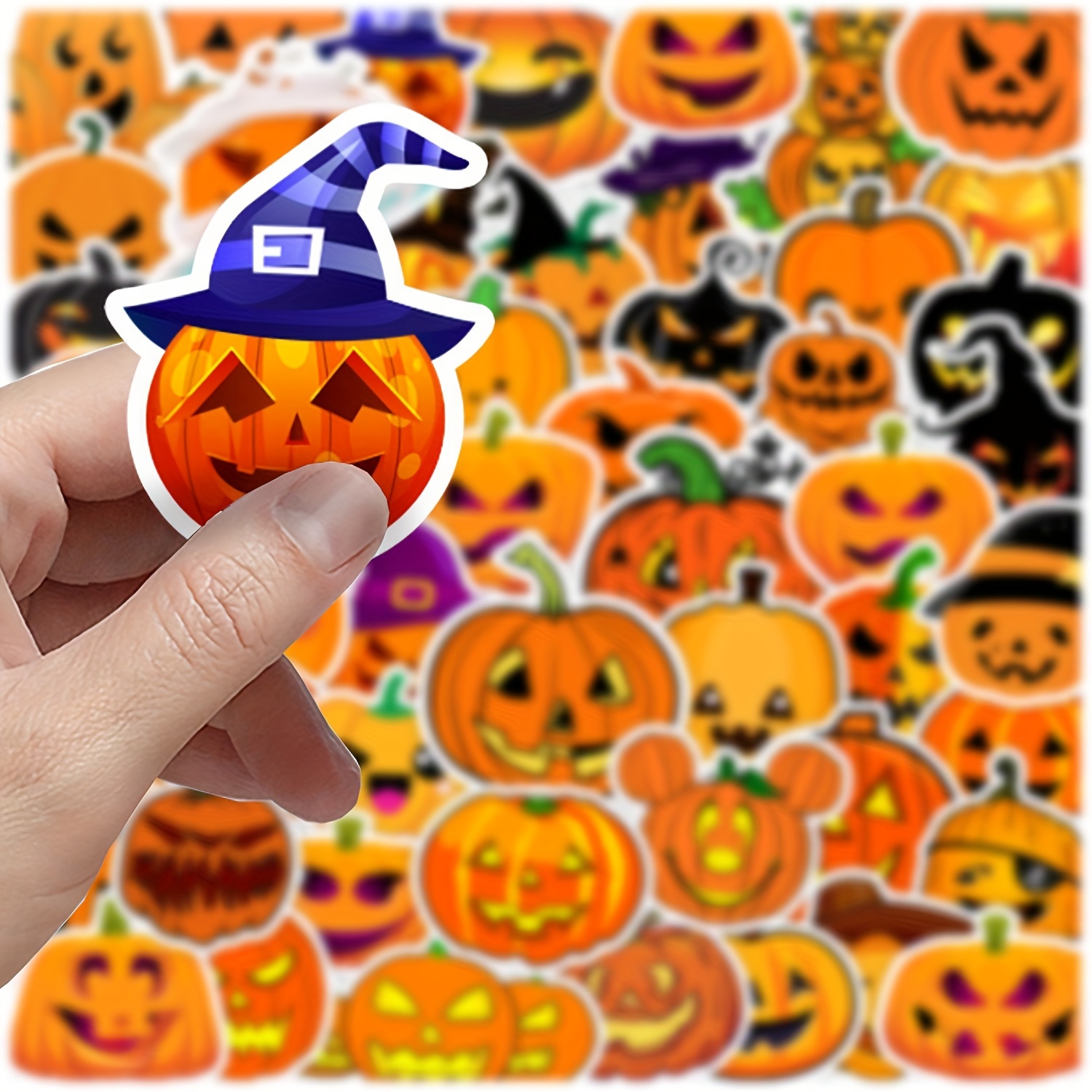 China Factory 100Pcs Halloween Stickers for Kids Teens Adults, Pumpkin  Stickers Decals for Laptop Skateboard, Funny Party Stickers 40~60mm in bulk  online 