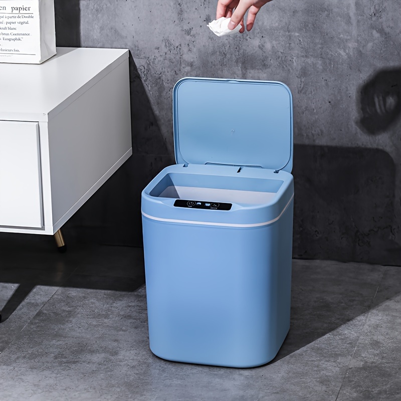 Automatic Trash Can Touchless Bathroom Small Garbage Can with Lid