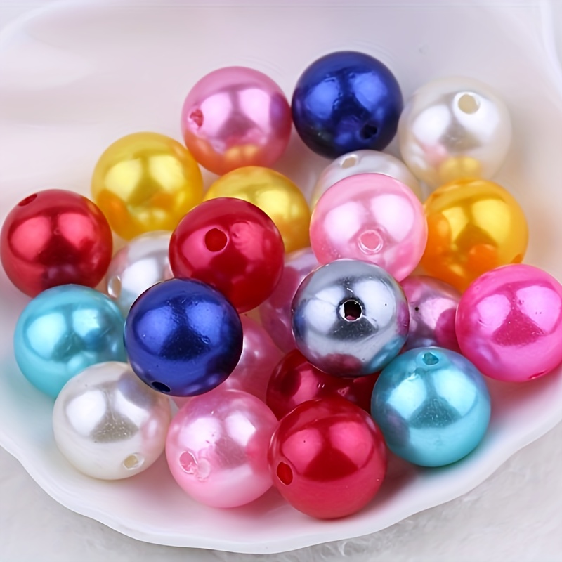Colorful Plastic Loose Beads For Bracelets Making And - Temu