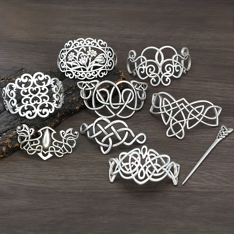 Celtic Sterling Silver Hair Clip, The British Craft House in 2023