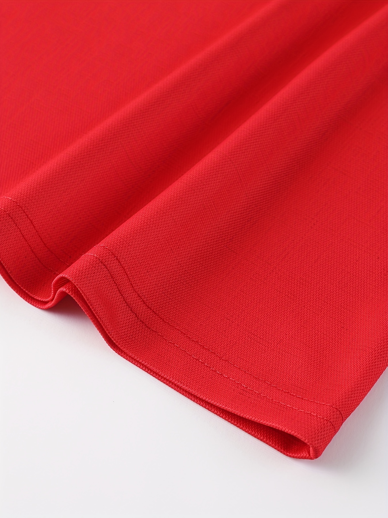 Buy Mizalle Solid Quarter Zip 3/4 Sleeves Tunic In Red
