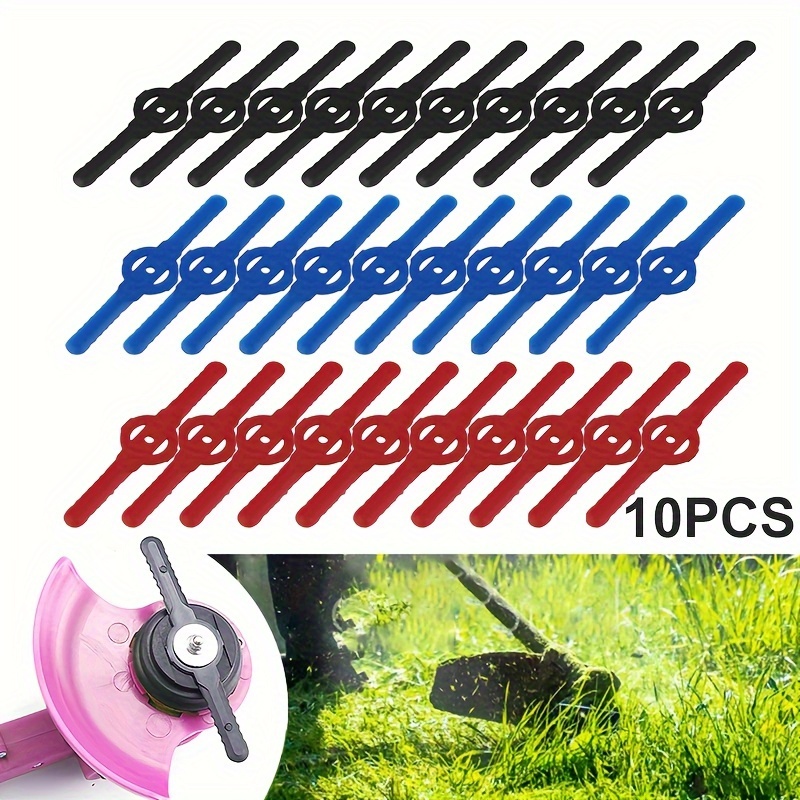 Garden Tool 20Pcs Lawn Mower Long Blade Plastic Mowing Machine Parts  Accessories Lawn Care Tool