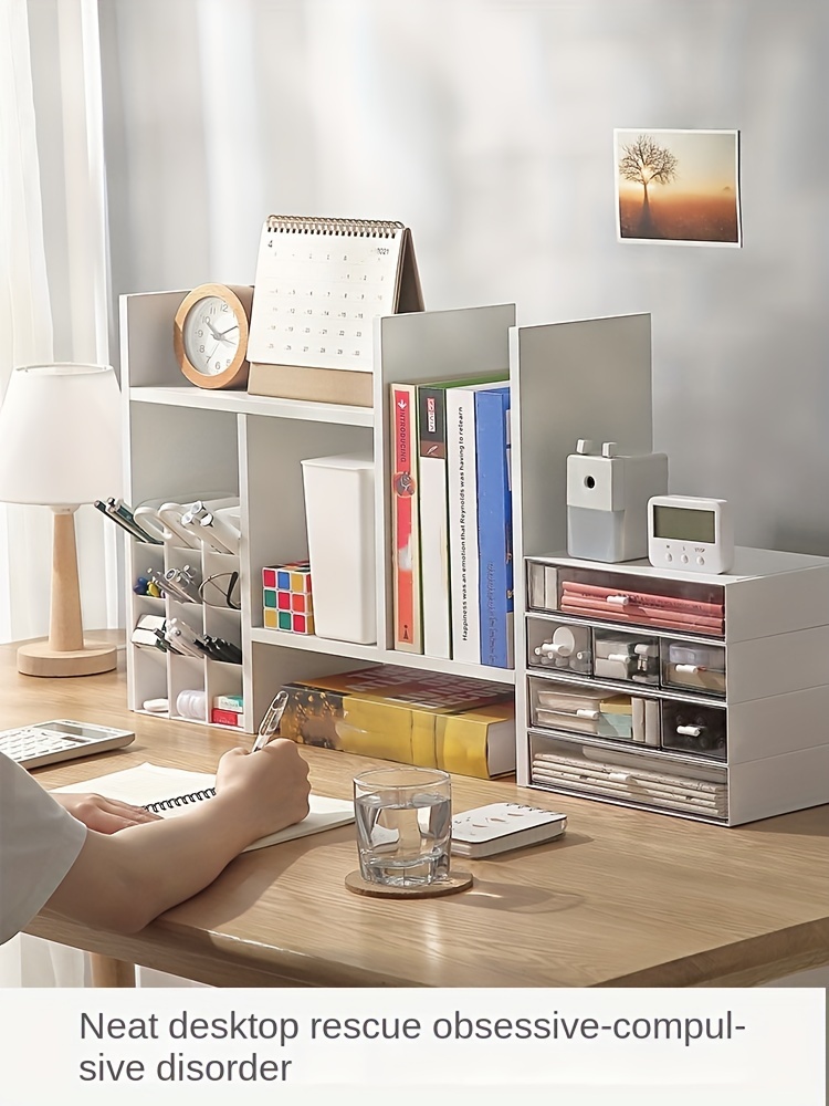 Drawer Type Plastic Multi-Layer Storage Box Office Desk Cabinets Can Be  Stacked Student Dormitory Finishing Box Stationery