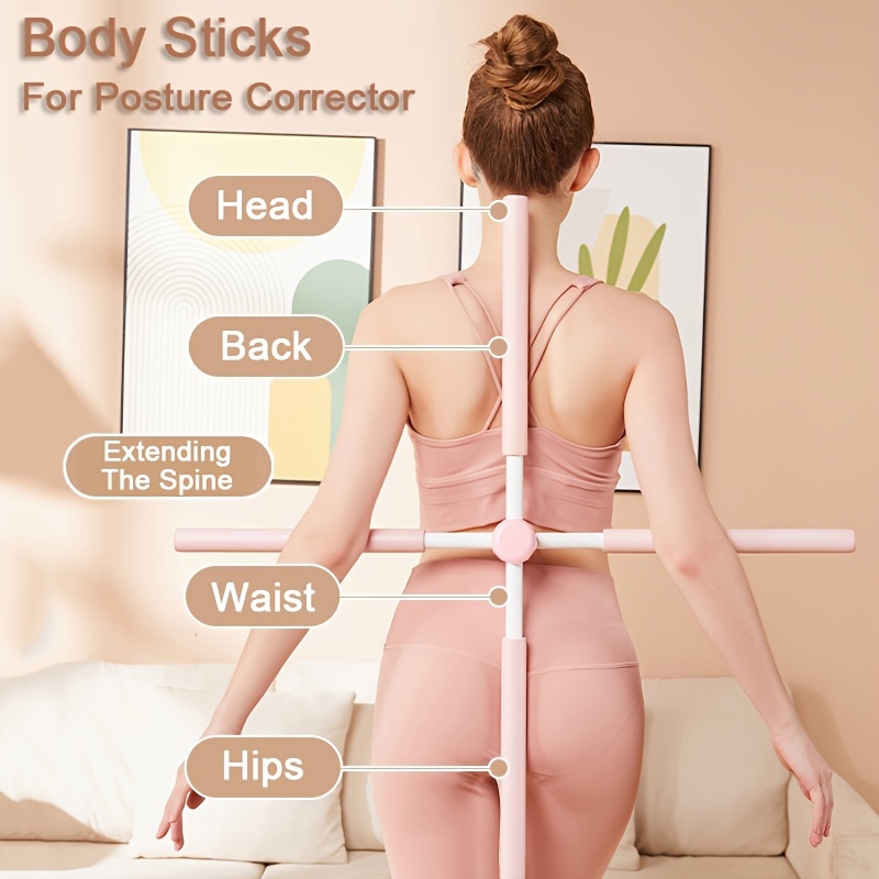 Yoga Sticks Stretching Tool Humpback Correction Stick Open
