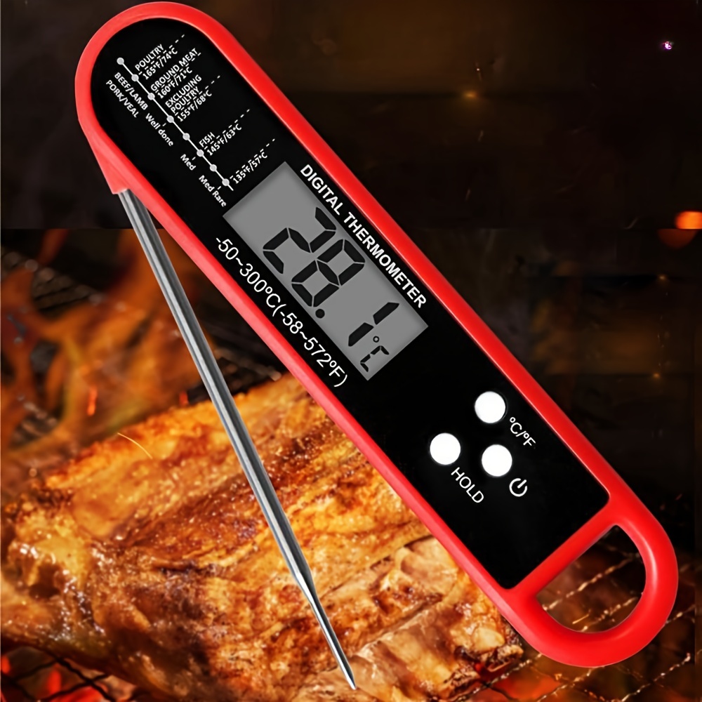 1pc, Termometri Per Carne Alla Griglia, Termometro Per Carne Digitale, Termometro  Per Carne, Termometro Digitale Per