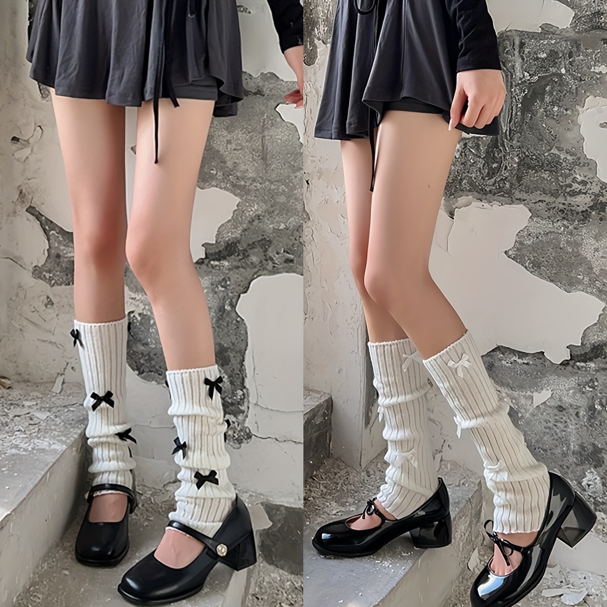 1 Pair Japanese Style Thigh High Stockings Long Socks Women Cute Sweet  Girls Lolita Bow Over Knee Socks Polka Dot Summer Nylon Stocking
