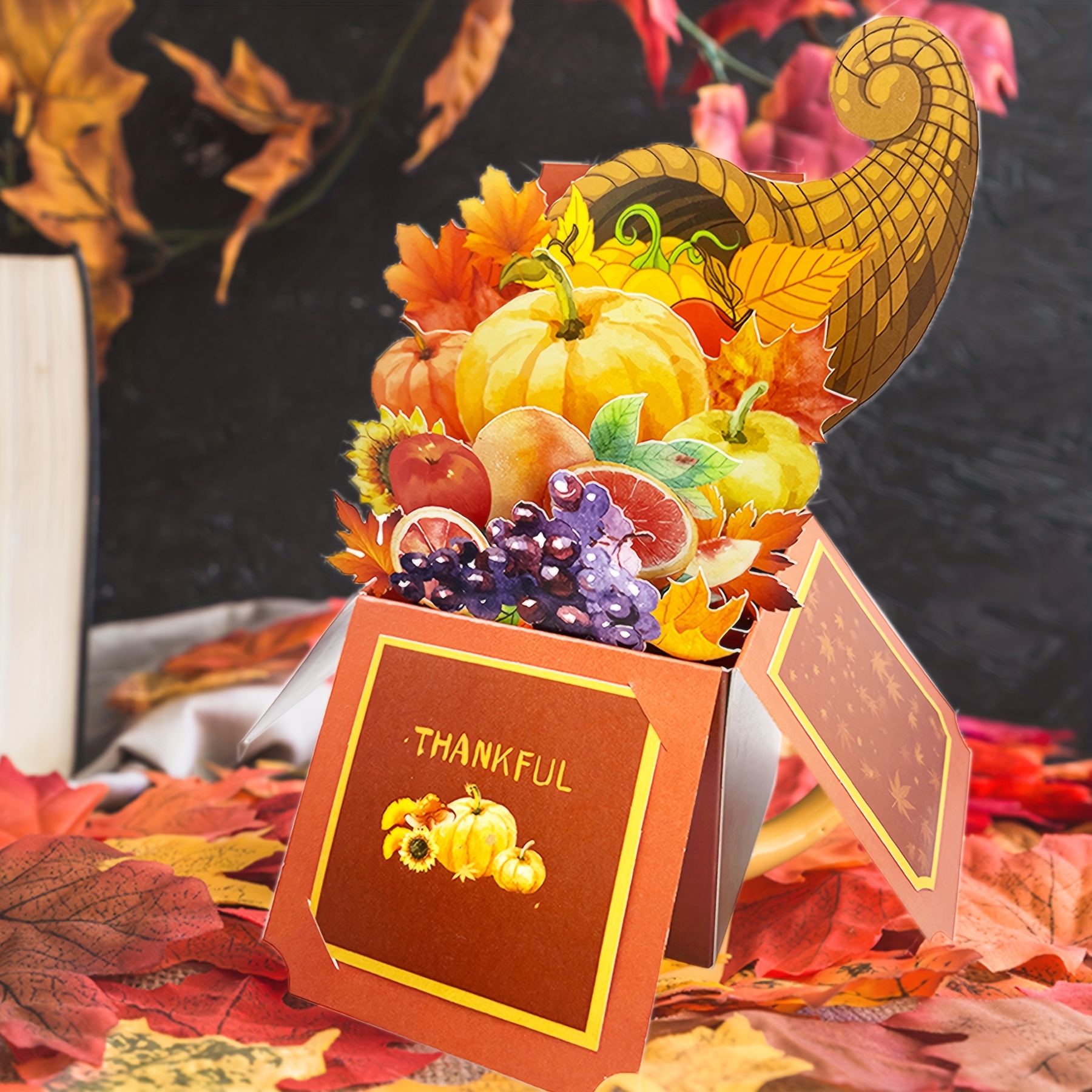 3d Greeting Pop Up Thanksgiving Card, 3d Pop-up Box Card, 3d Handmade Fall  Card, Holiday Card For Family, Fall Personalised Cards For Him Her,  Grandma, Mother, Happy Thanksgiving - Temu Germany