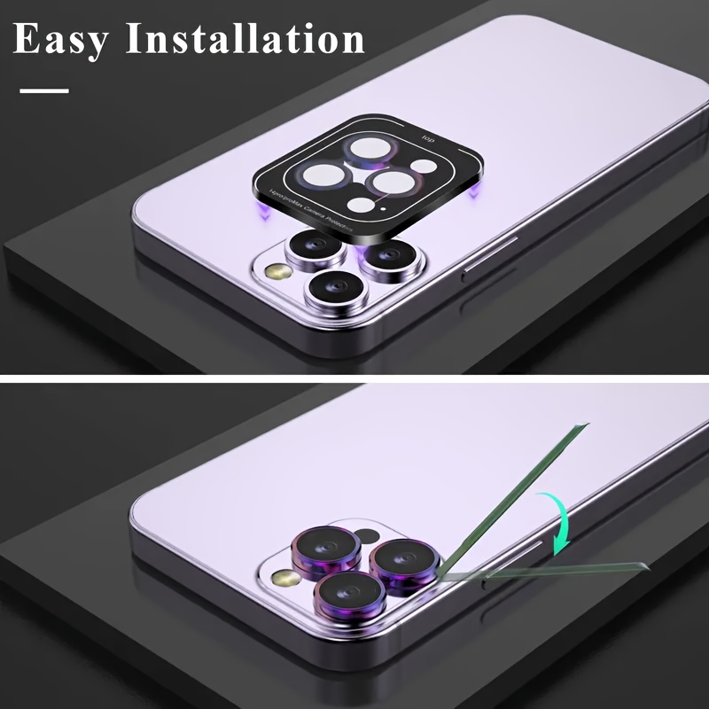 Gradient Camera Lens Protector Glass Iphone 15 Pro Max - Temu