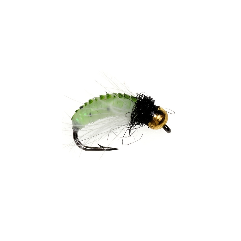 5pcs Artificial Fly Nymph Fishing Lures With Storage Box - Temu Australia