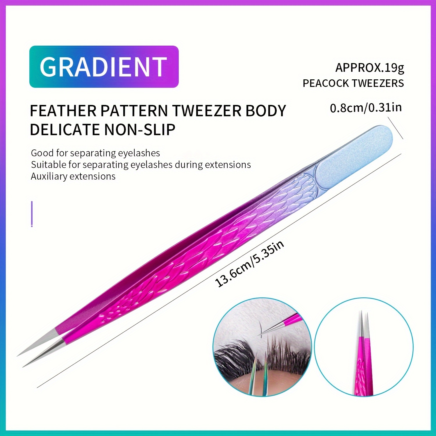 Precision Eyelash Extension Tweezers For Professional Lash Artists, Designed For Delicate And Accurate Lash Application, Featuring A Golden Floral Pattern Handle.