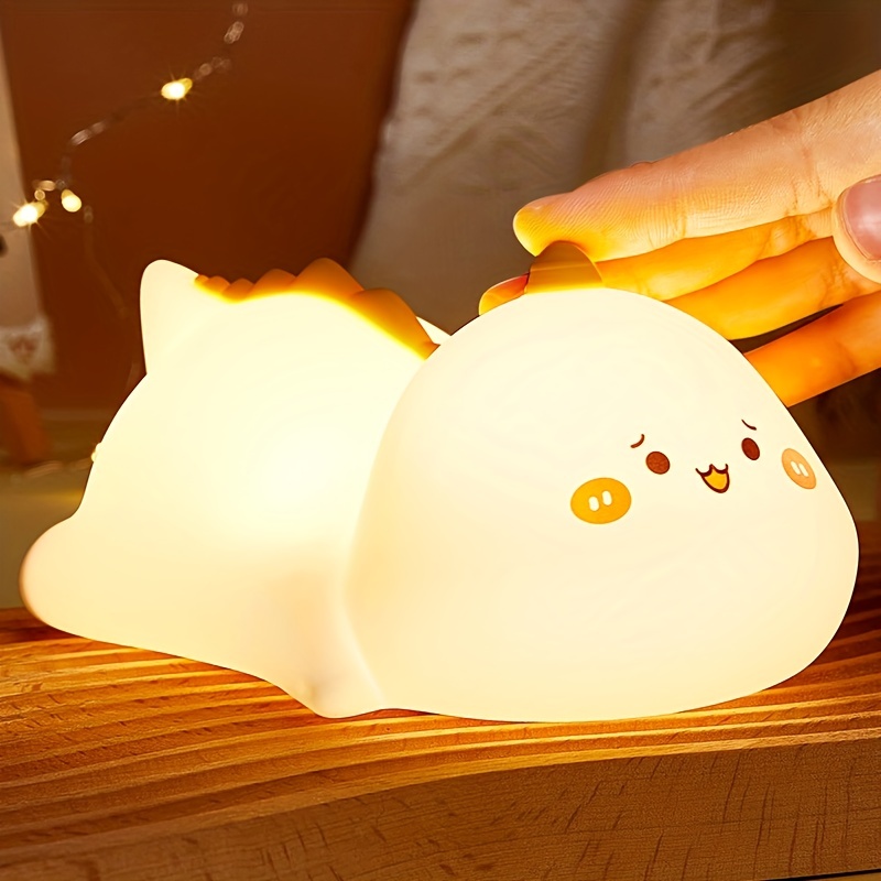 Cartoon Silicone Night Light Dinosaur Clapping Light