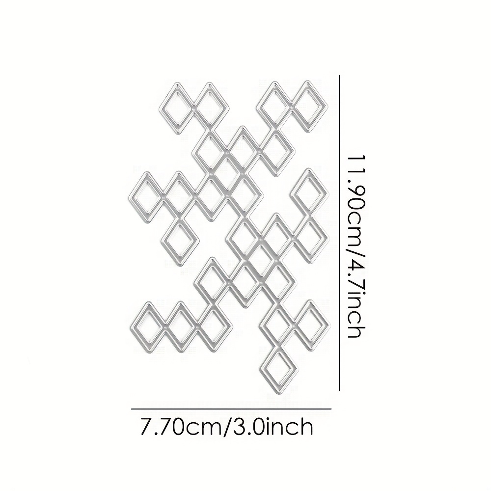 Grid Dot Cutting Dies Frame Die-cuts Birthday Paper Craft Templates For  Scrapbook Photo Albums Cards Paper Decoration Gifts - Temu