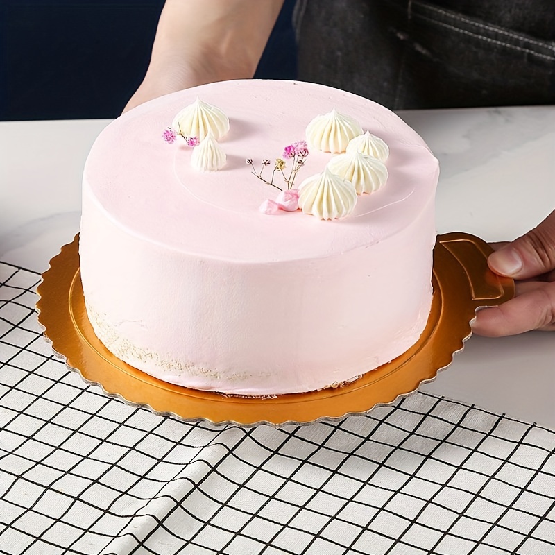 Plateau à gâteaux en Mousse réutilisable, 5 pièces, Base à gâteau en  plastique, plateau à Dessert pour la maison, fête d'anniversaire, mariage
