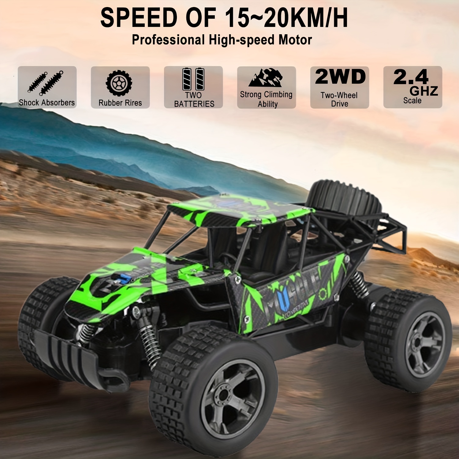 Carro de controle remoto de corrida de alta velocidade Caminhão 4WD para  adultos Monster Trucks off-road Veículo de escalada 40 kph Presente de Natal