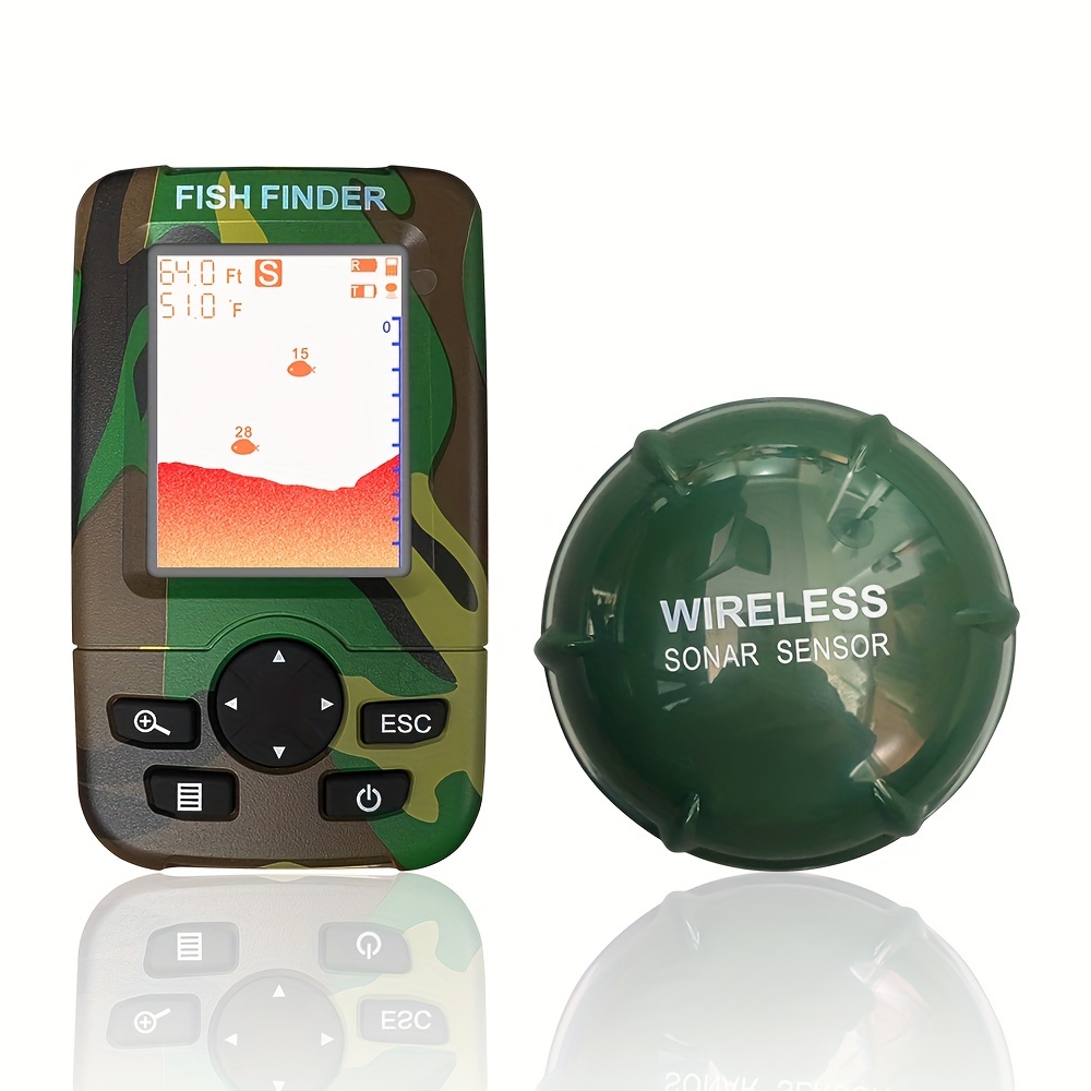 Portable Fish Finder Fish Detector Device Handheld Depth Finder