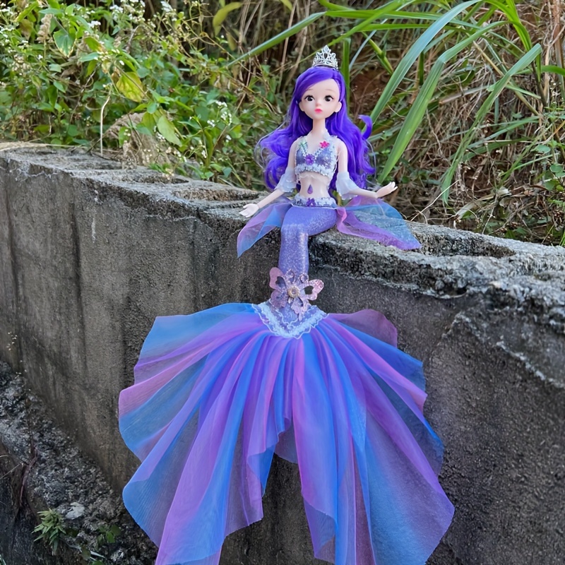 Beautiful Princess Mermaid Doll Girl Birthday Gift Toy Play - Temu
