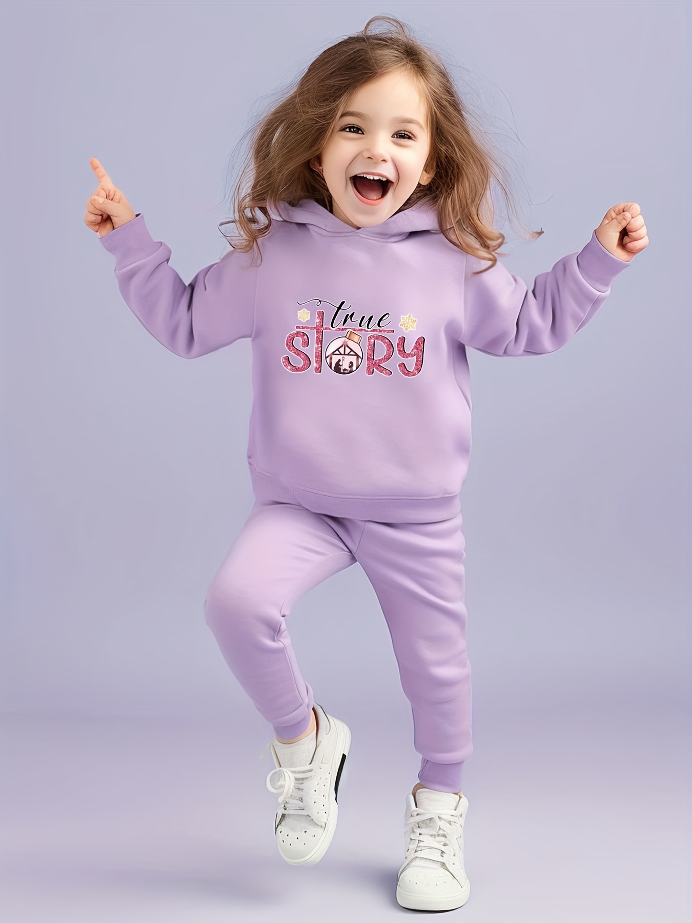 Girls sweatshirt hot sale and joggers