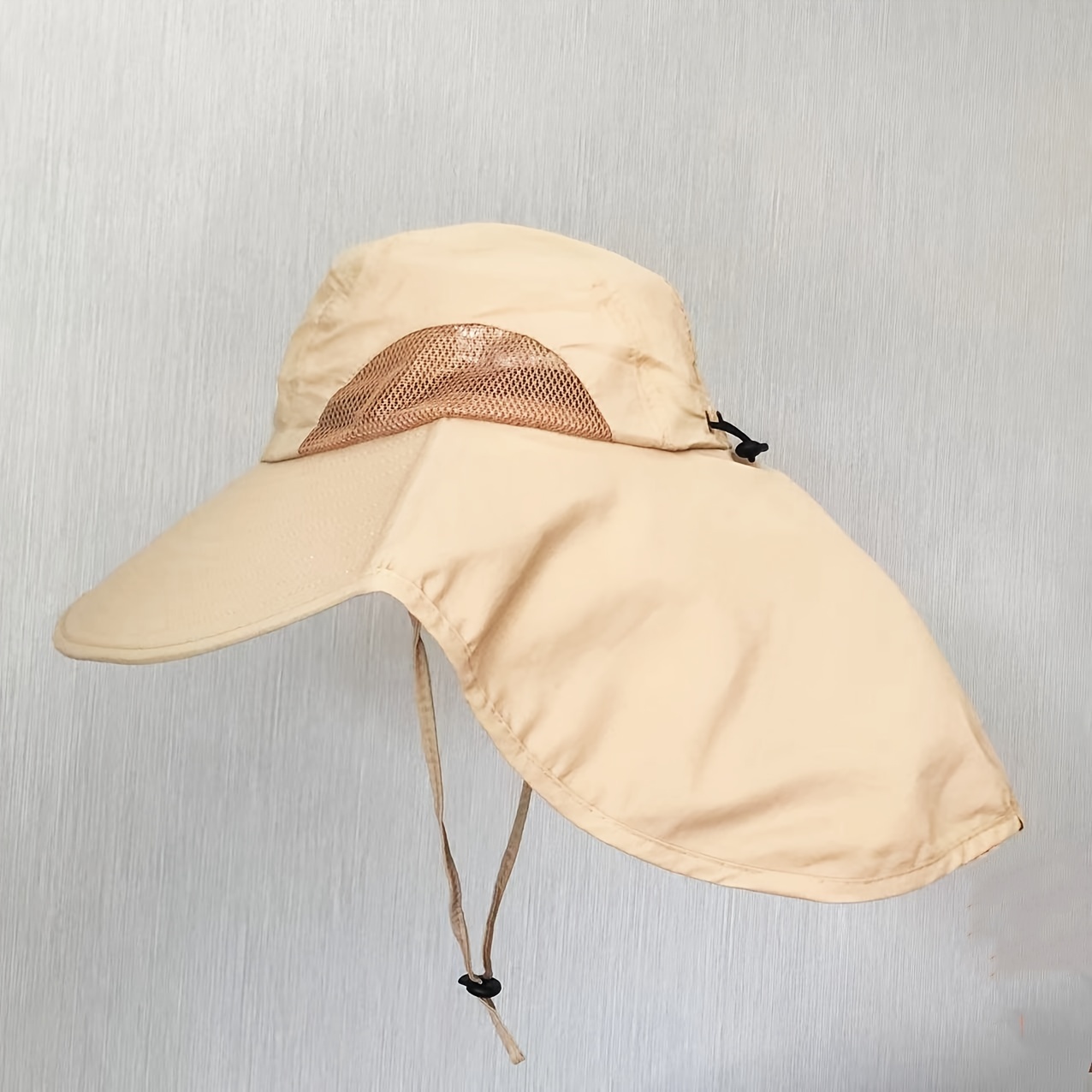 1pc Uv Protection Hat Male Spring Summer Outdoor Sunscreen Sunshade Hat  Large Brim Sun Hat Neck Protector Breathable Fishing Bucket Hat, Today's  Best Daily Deals