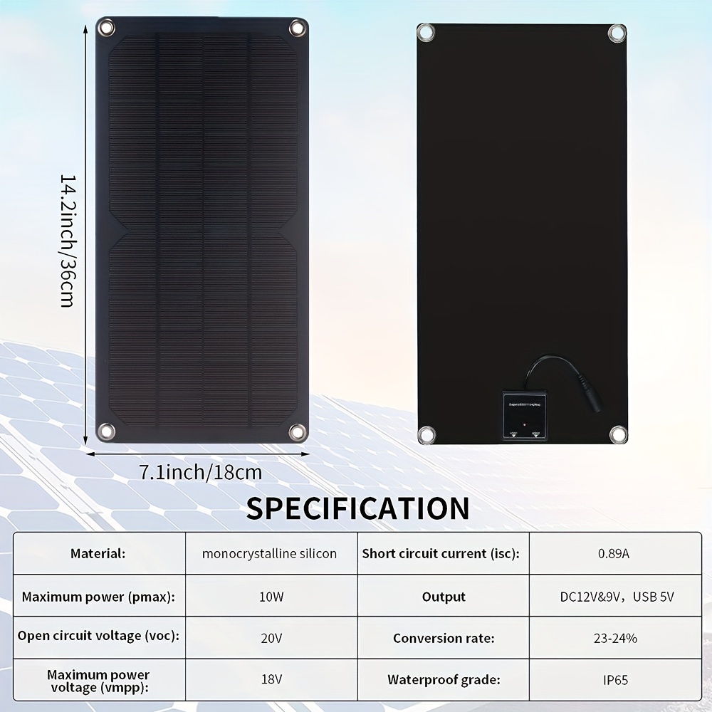 Solar Panel Dual Fans Kit 12v Portable Ventilation Fan - Temu